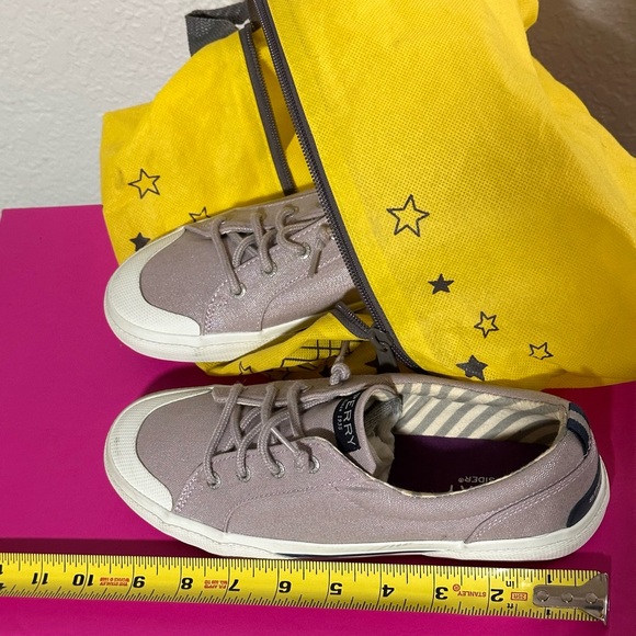 Sperry Pier Wave Grey Sparkle NWT - Picture 6 of 8